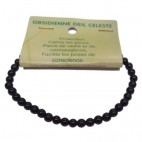 obsidienne oeil céleste bracelet très petites boules