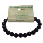obsidienne oeil céleste bracelet moyennes boules