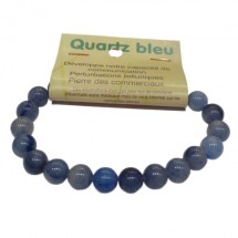quartz bleu bracelet moyennes boules