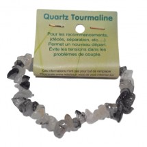 quartz tourmaline bracelet baroque