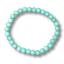 amazonite bracelet boules 6mm à facettes