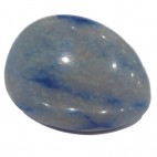 quartz bleu galet plat