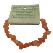 aventurine orange bracelet baroque